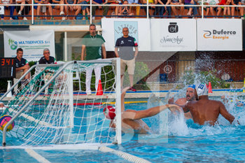 2019-06-19 - Goal di Garcia al portiere dell´Italia Gianmarco Nicosia - AMICHEVOLE ITALIA VS GRECIA - ITALY NATIONAL TEAM - WATERPOLO